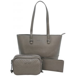 Handtaschen Set grau