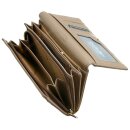 Damenlederb&ouml;rse beige