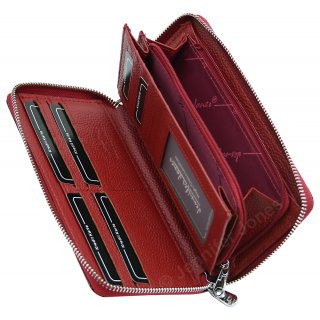 Damenlederb�rse rot