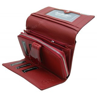 Damenlederb�rse rot