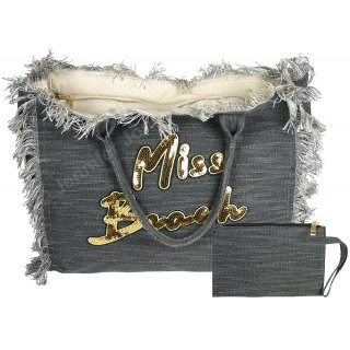 Badetasche schwarz