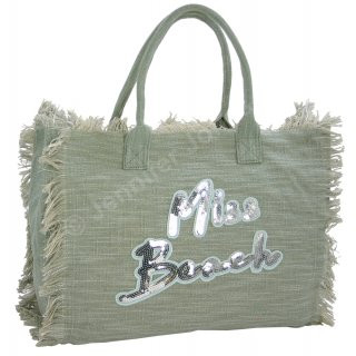 Badetasche grau