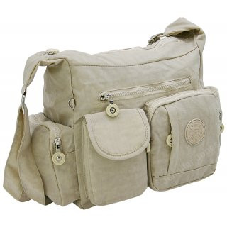 Handtasche beige