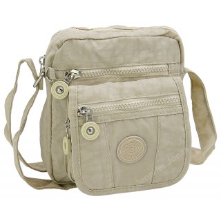 Handtasche klein beige