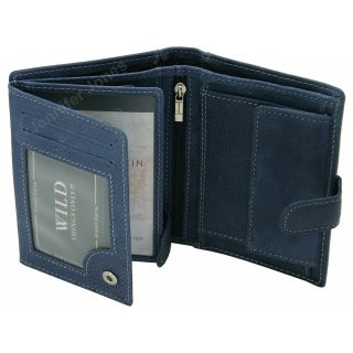 Herrenlederb�rse navy