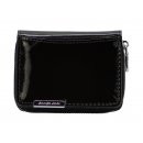 Damenlederbörse schwarz