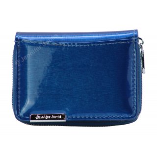 Damenlederbörse blau