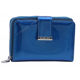 Damenlederbörse blau