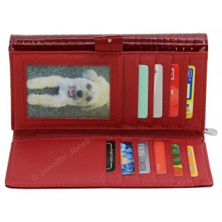 Damenlederb�rse rot