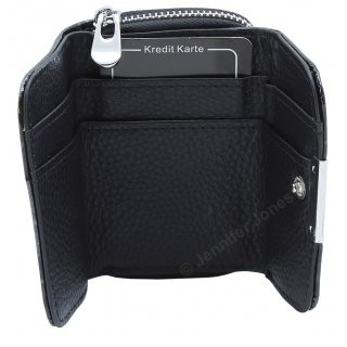 Damenlederb�rse schwarz