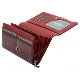 Damenlederb�rse rot