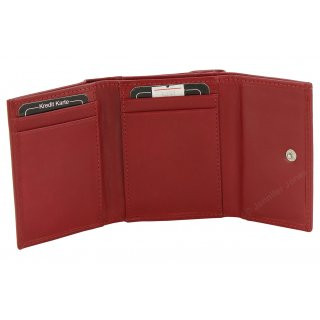 Damenlederb�rse rot