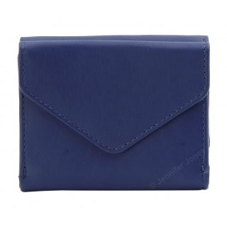 Damenlederbrse blau