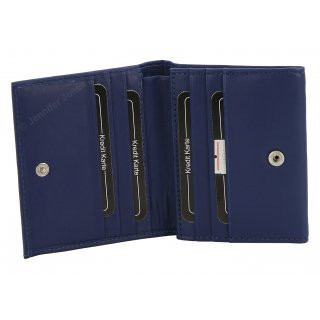 Damenlederbrse blau