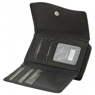 Damenlederb�rse schwarz