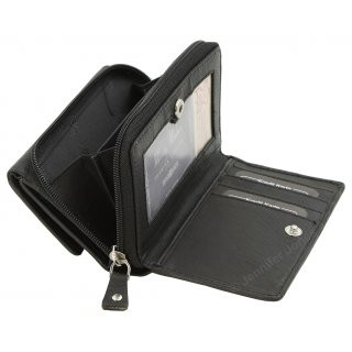 Damenlederb�rse schwarz