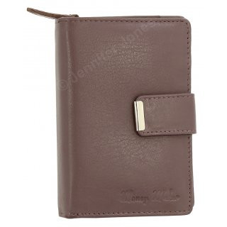 Damenlederbörse mauve