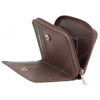 Damenlederbrse mauve