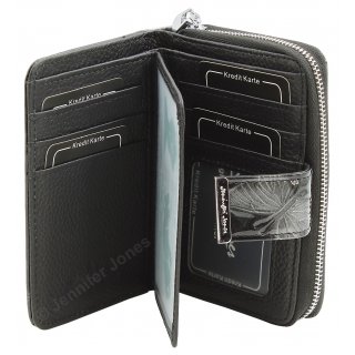 Damenlederb�rse schwarz