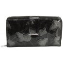 Damenlederbörse schwarz