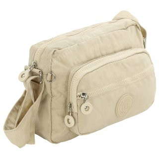 Handtasche klein beige