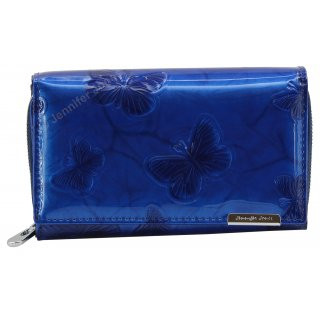 Damenlederbrse blau