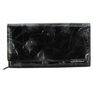 Damenlederb�rse schwarz