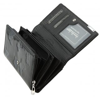 Damenlederb�rse schwarz