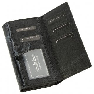 Damenlederb�rse schwarz