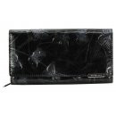 Damenlederbörse schwarz