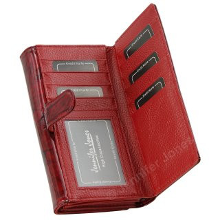 Damenlederb�rse rot