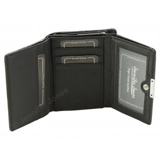 Damenlederbrse schwarz