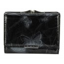 Damenlederbörse schwarz