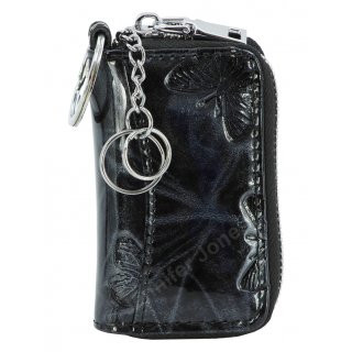 Lederschl�sseltasche schwarz