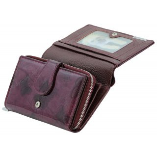 Damenlederbrse purple