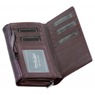 Damenlederbrse purple