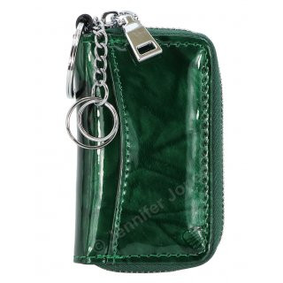 Lederschlsseltasche grn