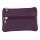 Lederschl&uuml;sseltasche purple