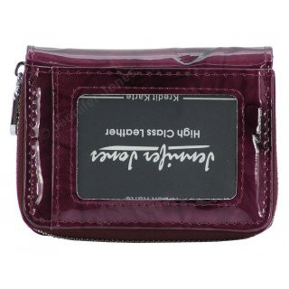 Damenlederbrse purple