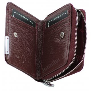 Damenlederbrse purple