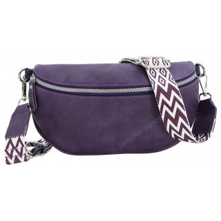 Umhngetasche purple