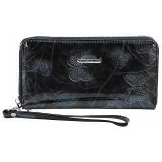 Damenlederbrse schwarz