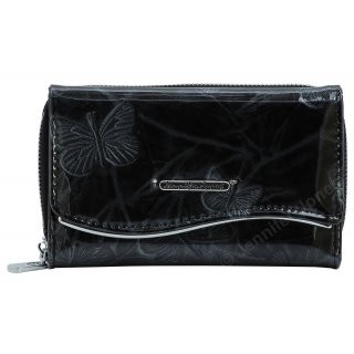 Damenlederbrse schwarz