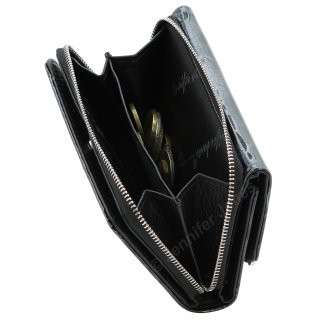 Damenlederbrse schwarz