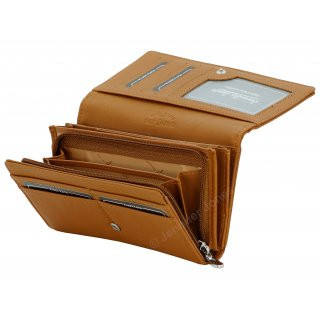 Damenlederb�rse cognac