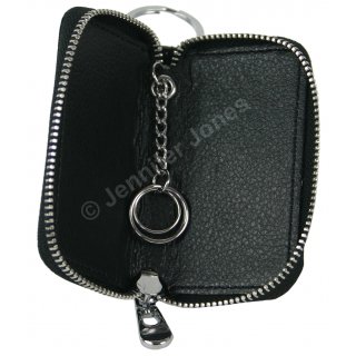 Lederschl�sseltasche schwarz