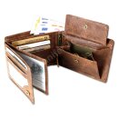 PU-Geldb&ouml;rse Herren cognac