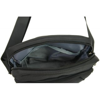 Nylon Herrentasche schwarz